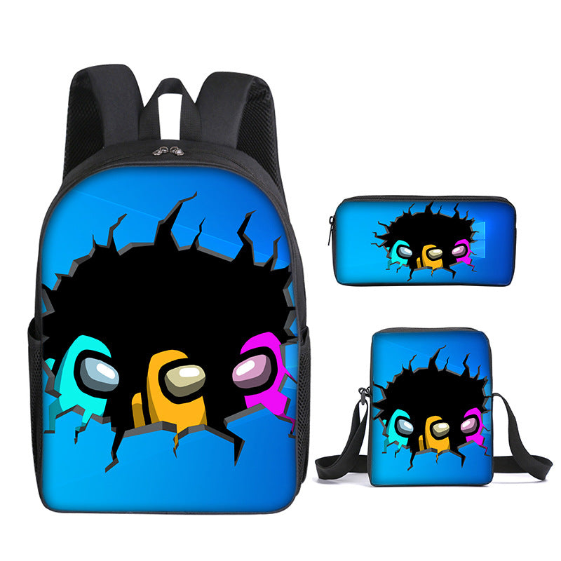 Among us Schoolbag backpack satchel pencil case set