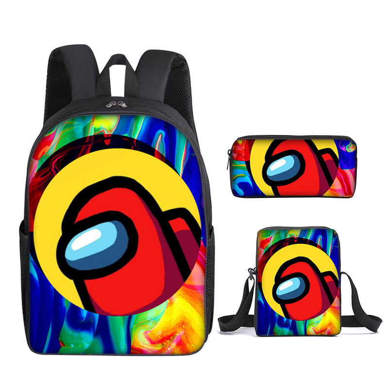 Among us Schoolbag backpack satchel pencil case set