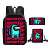 Among us Schoolbag backpack satchel pencil case set