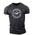 Muscle Workout Loose Leisure Sports Short Sleeve Printed Workout Running T-shirt Gym T Shirt