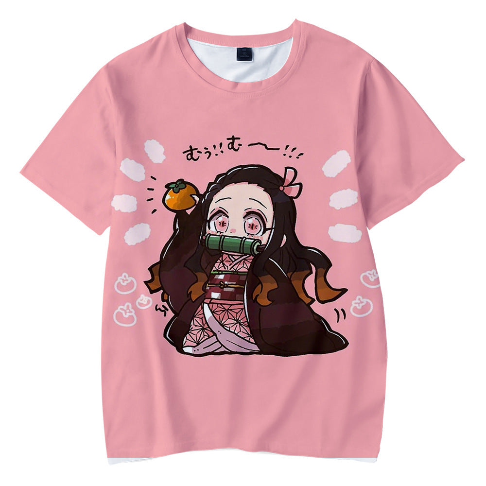 Kimetsu No Yaiba 3d T Shirt Demon Slayer T-shirt