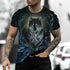 3D Print Wolf T-shirt Oversize