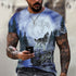 3D Print Wolf T-shirt Oversize