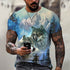 3D Print Wolf T-shirt Oversize