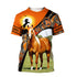 3D Horse Animal T Shirt