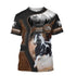 3D Horse Animal T Shirt