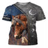 3D Horse Animal T Shirt