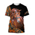 3D Horse Animal T Shirt