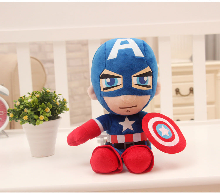 Avengers Doll Spider-man Plush Toy Captain America Superman