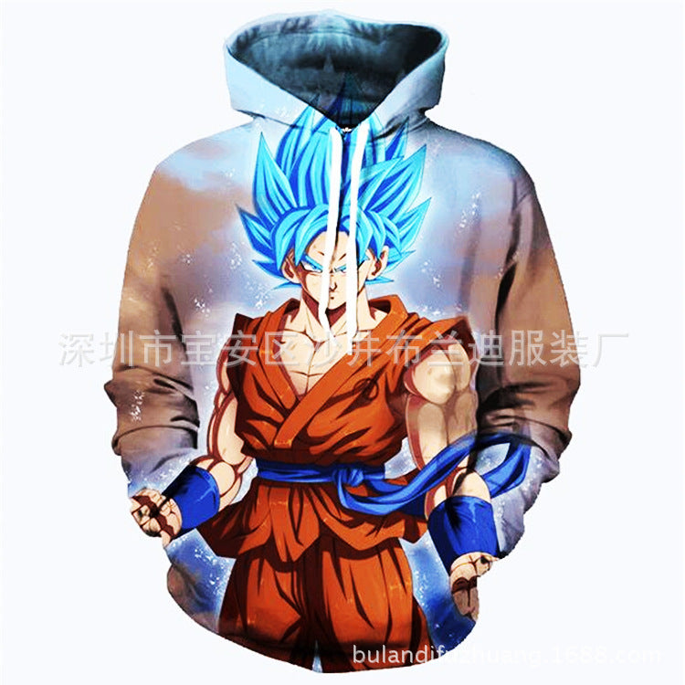 Dragon Ball Z 3D Printed Hoodie - Premium Anime Cosplay Sweatshirt