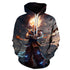 Cross-border goods Dragon Ball series 3DDigital printing Sports hoodiecosplayAnime peripheral