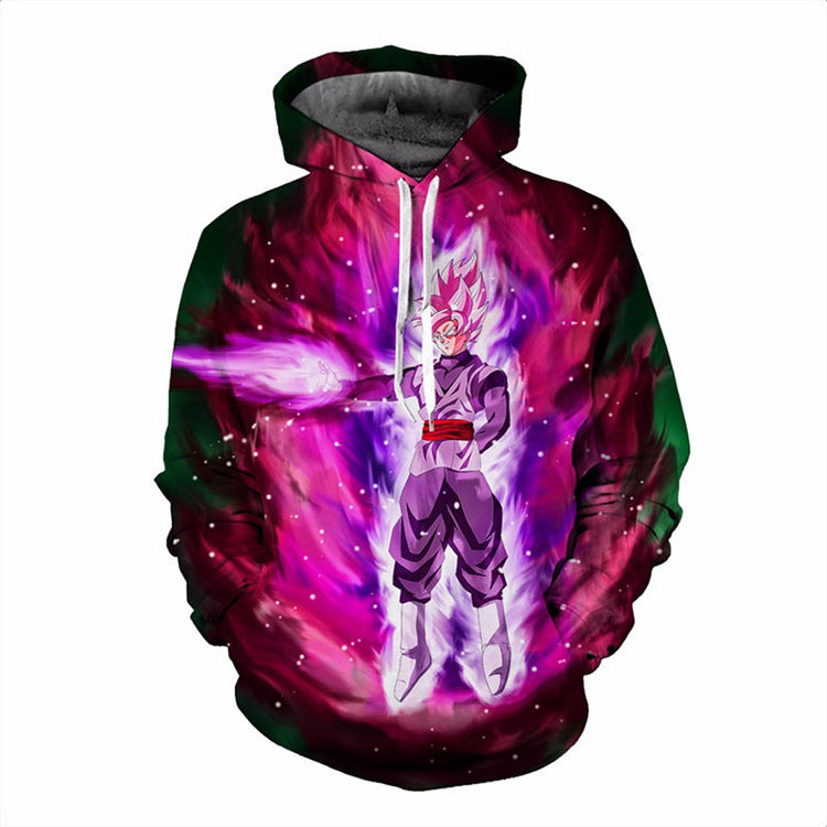 Cross-border goods Dragon Ball series 3DDigital printing Sports hoodiecosplayAnime peripheral