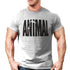 Muscle Leisure Brothers Fitness Exercise T-shirt Running Letters Animal Gym T Shirt