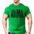 Muscle Leisure Brothers Fitness Exercise T-shirt Running Letters Animal Gym T Shirt