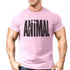 Muscle Leisure Brothers Fitness Exercise T-shirt Running Letters Animal Gym T Shirt