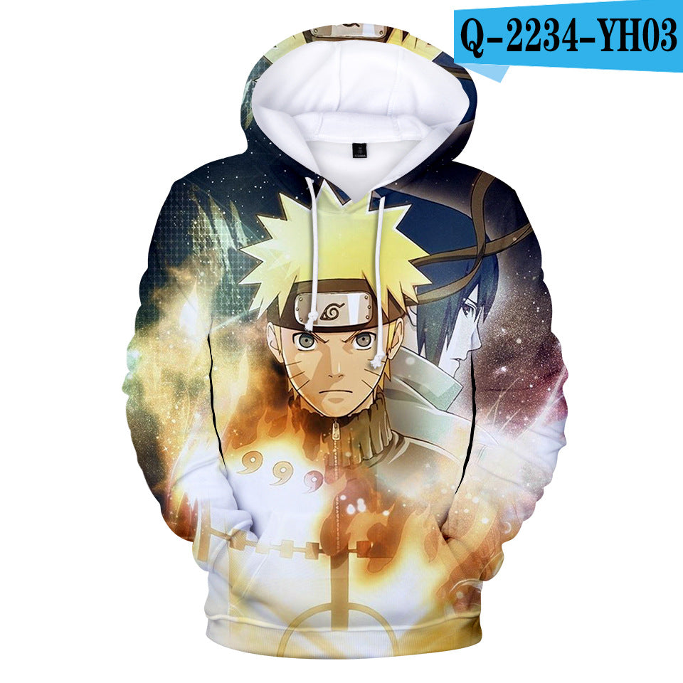 Naruto 3D Hoodie Sweatshirt Jacket Pullover