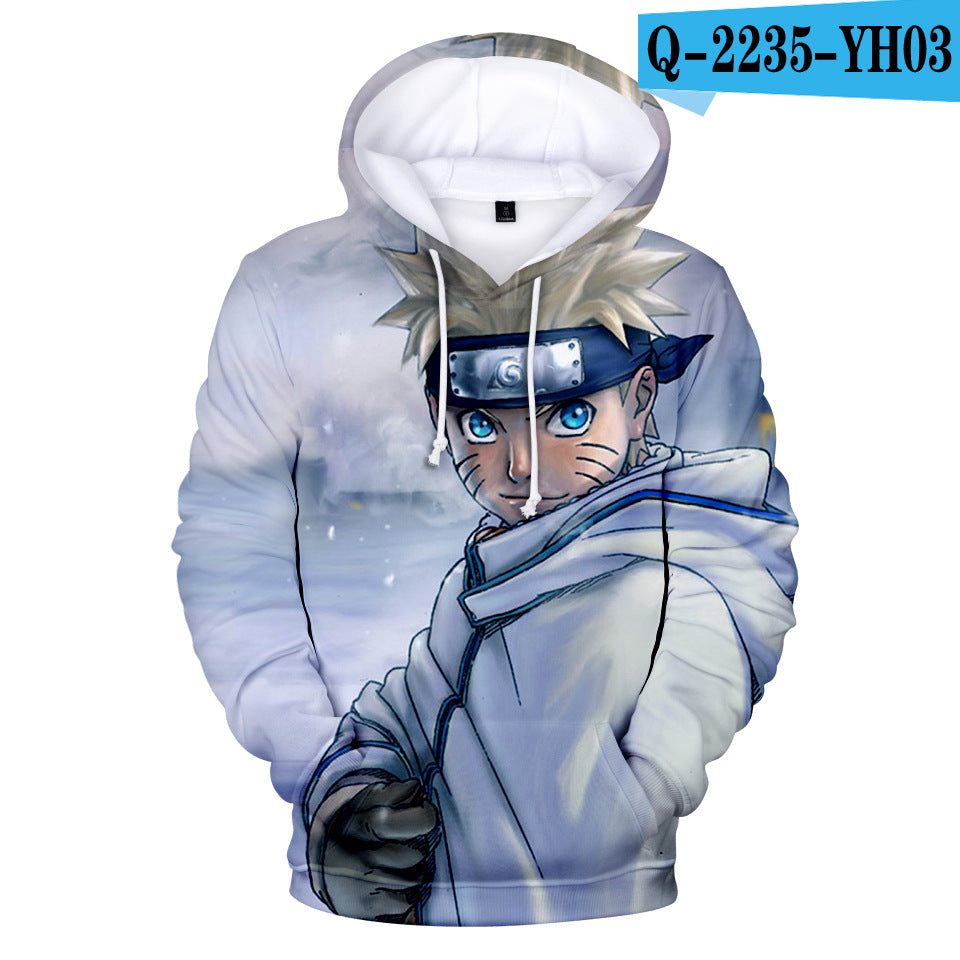 Naruto 3D Hoodie Sweatshirt Jacket Pullover