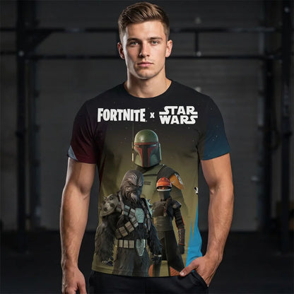 Star Wars Fortnite T-shirt Model Shot