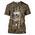 Camouflage Hunting Animal 3D T-Shirt