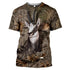 Camouflage Hunting Animal 3D T-Shirt