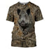 Camouflage Hunting Animal 3D T-Shirt