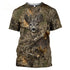 Camouflage Hunting Animal 3D T-Shirt