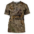 Camouflage hunting animals 3D T-shirt