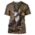 Camouflage hunting animals 3D T-shirt