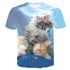 Cat Girls  Animal 3D T Shirt