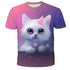 Cat Girls  Animal 3D T Shirt