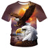 Eagle Flame Phoenix Animal 3d Printed T Shirt