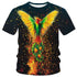 Eagle Flame Phoenix Animal 3d Printed T Shirt