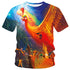 Eagle Flame Phoenix Animal 3d Printed T Shirt