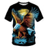 Eagle Flame Phoenix Animal 3d Printed T Shirt