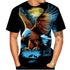 Eagle Flame Phoenix Animal 3d Printed T Shirt