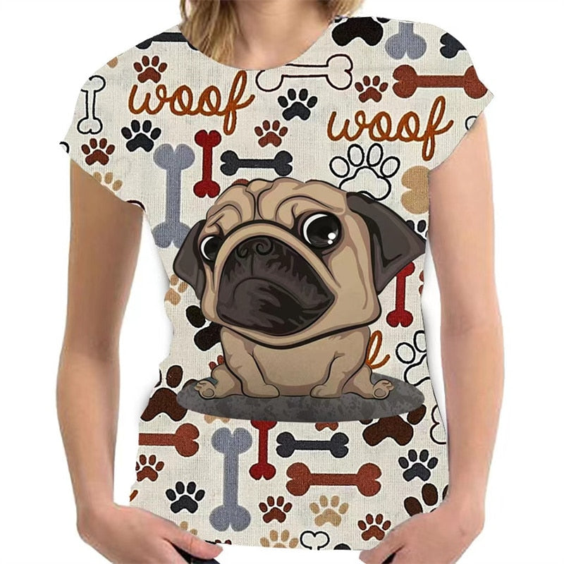 Women 3D Cat Printed T Shirts - product image 6