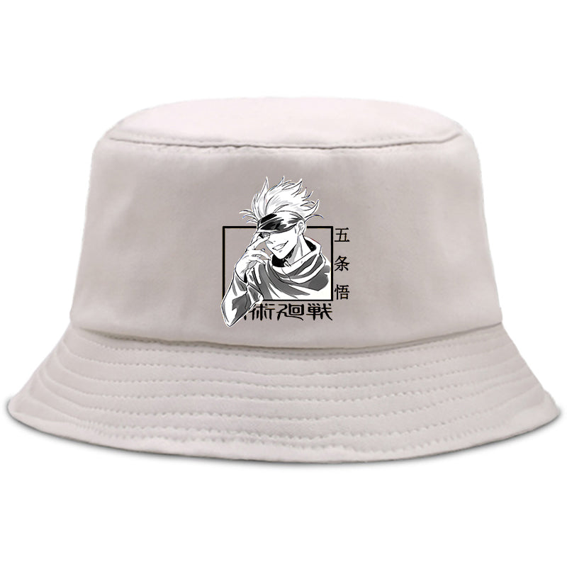 Jujutsu Satoru Gojo Shaman Anime Bucket Hats