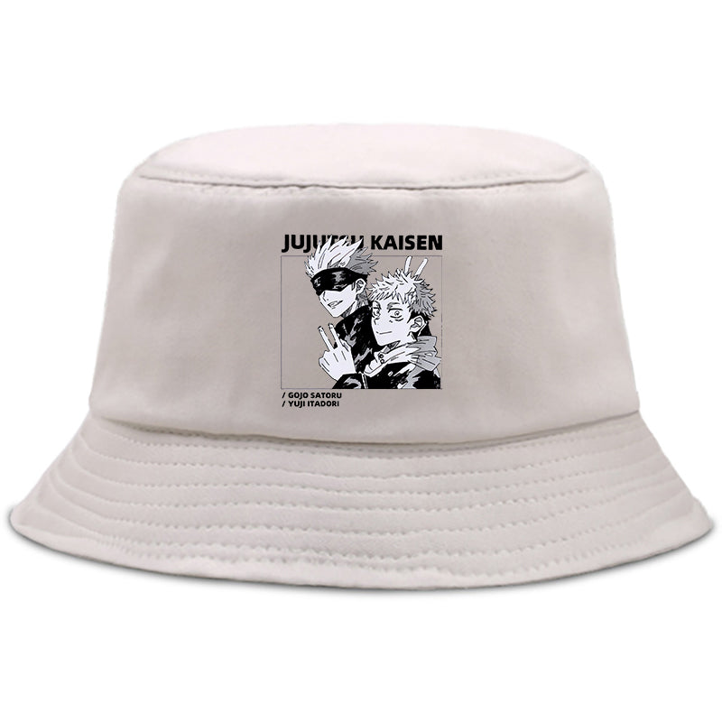Jujutsu Satoru Gojo Shaman Anime Bucket Hats