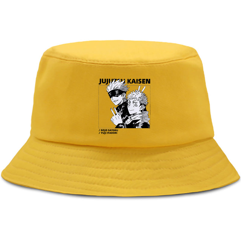 Jujutsu Satoru Gojo Shaman Anime Bucket Hats