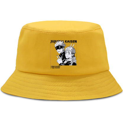 Jujutsu Satoru Gojo Shaman Anime Bucket Hats