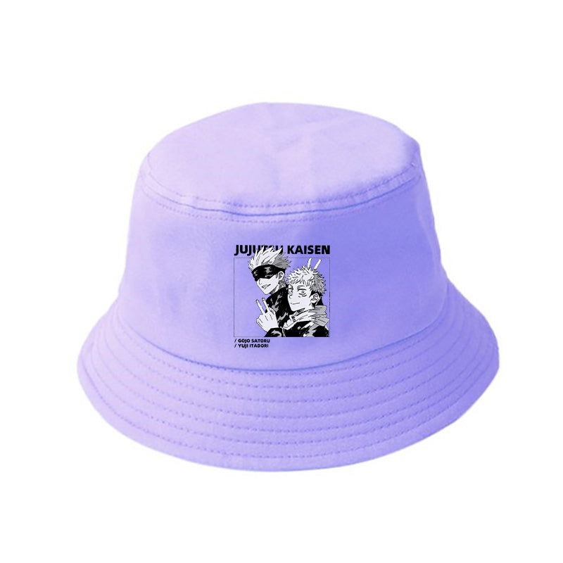 Jujutsu Satoru Gojo Shaman Anime Bucket Hats