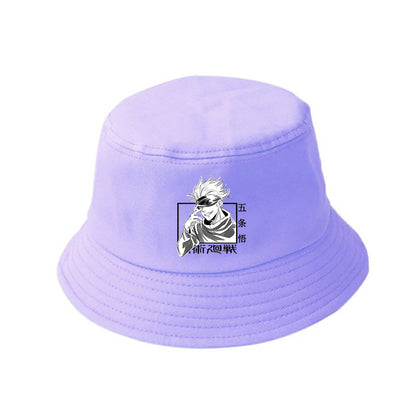 Jujutsu Satoru Gojo Shaman Anime Bucket Hats