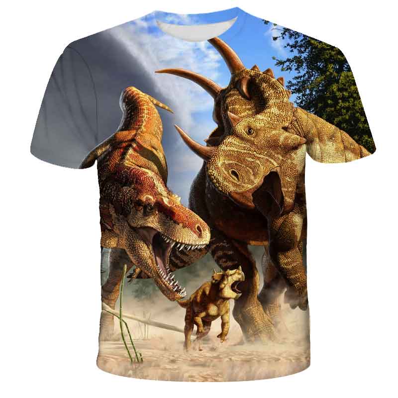 yrannosaurus Dinosaur anime T Shirt