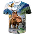 yrannosaurus Dinosaur anime T Shirt