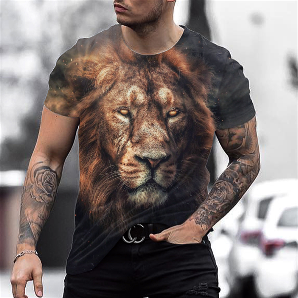 Lion Aninal 3D T-Shirt - product image 4