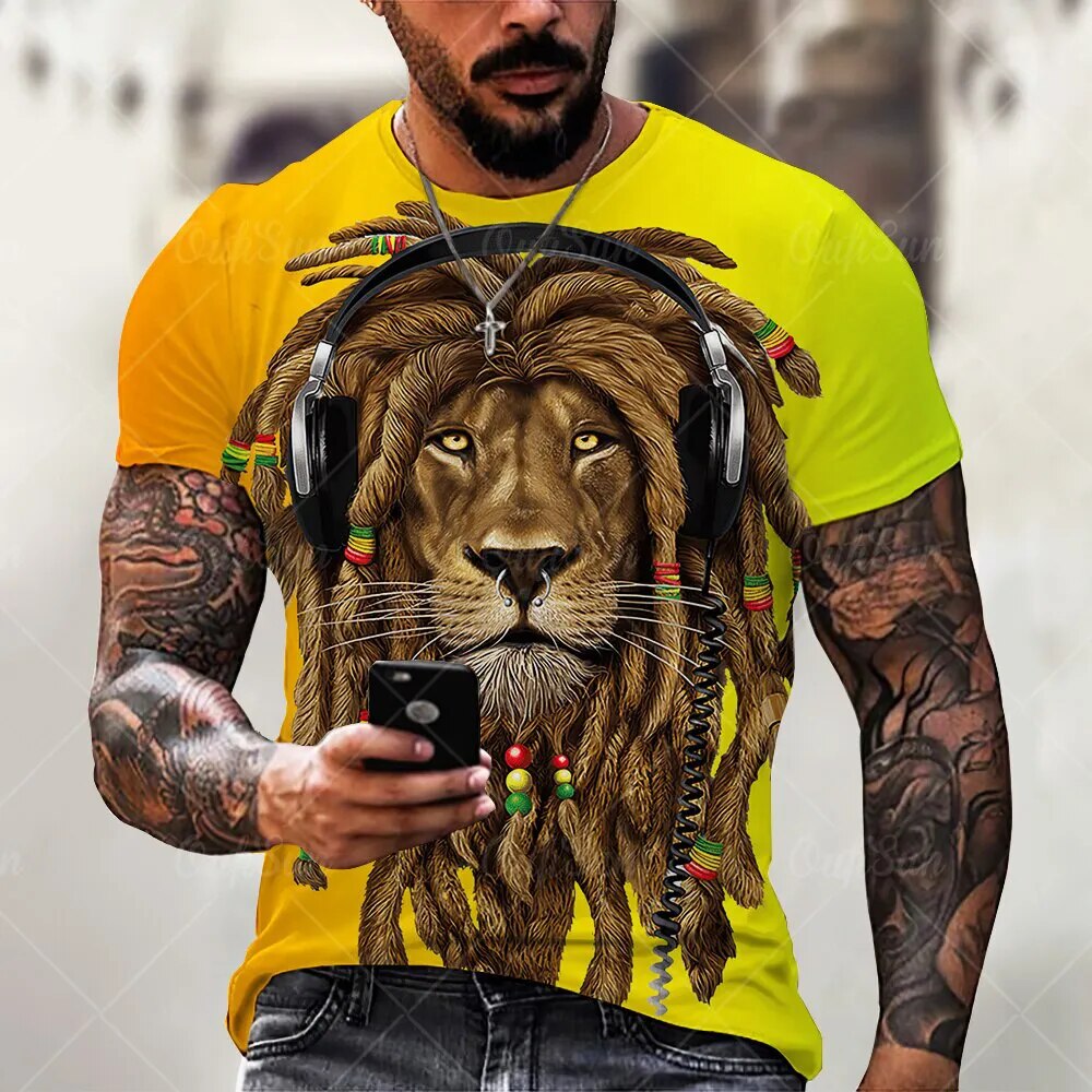 Lion Aninal 3D T-Shirt - product image 43