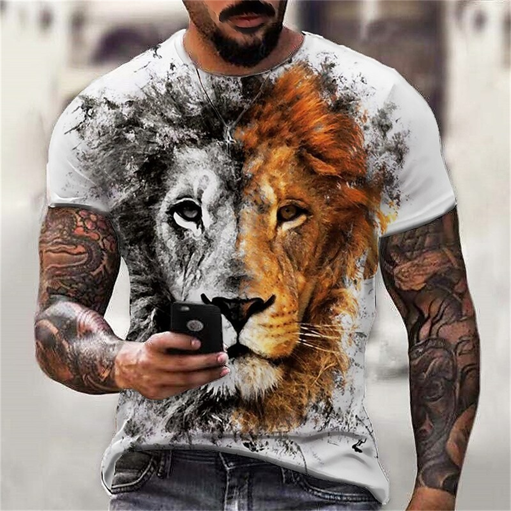 Lion Aninal 3D T-Shirt - product image 74