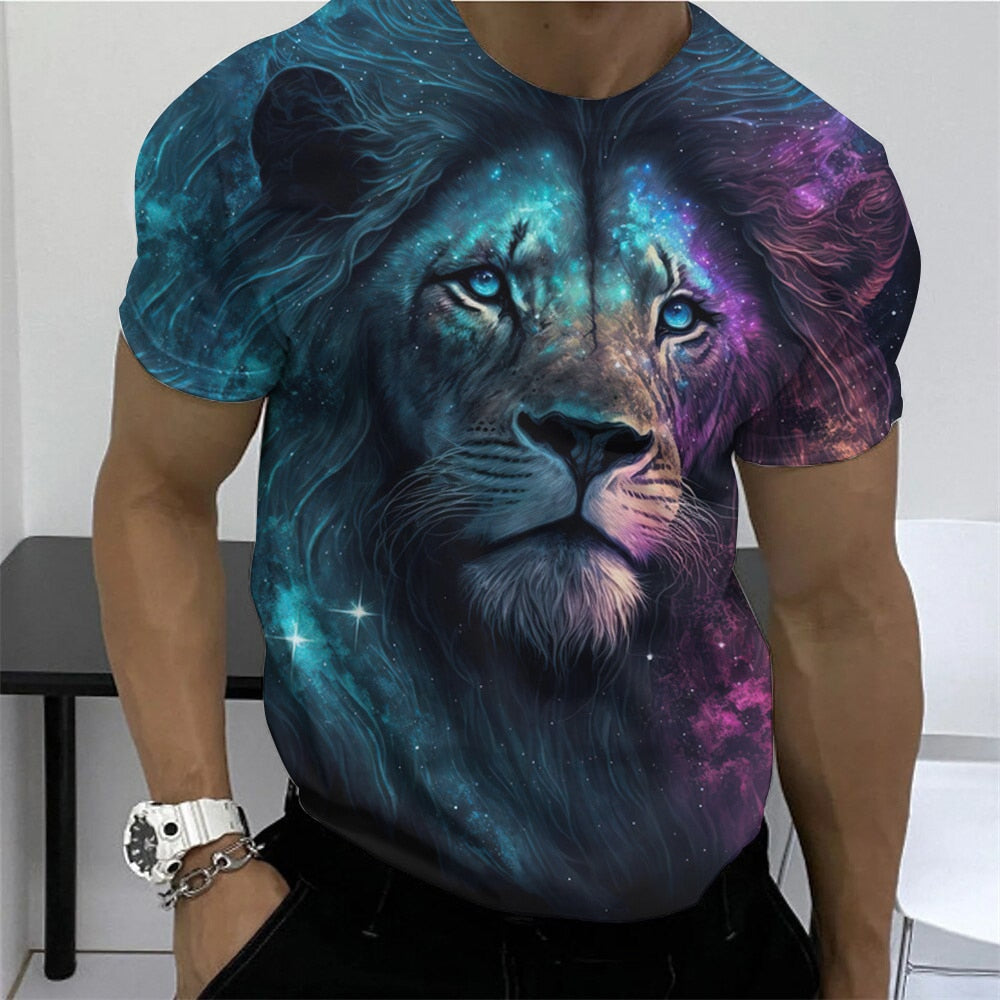 Lion Animal Beast 3D T-Shirt - product image 71