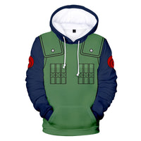 Naruto 3D Hoodie Sweatshirt Jacket Pullover