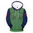 Naruto 3D Hoodie Sweatshirt Jacket Pullover